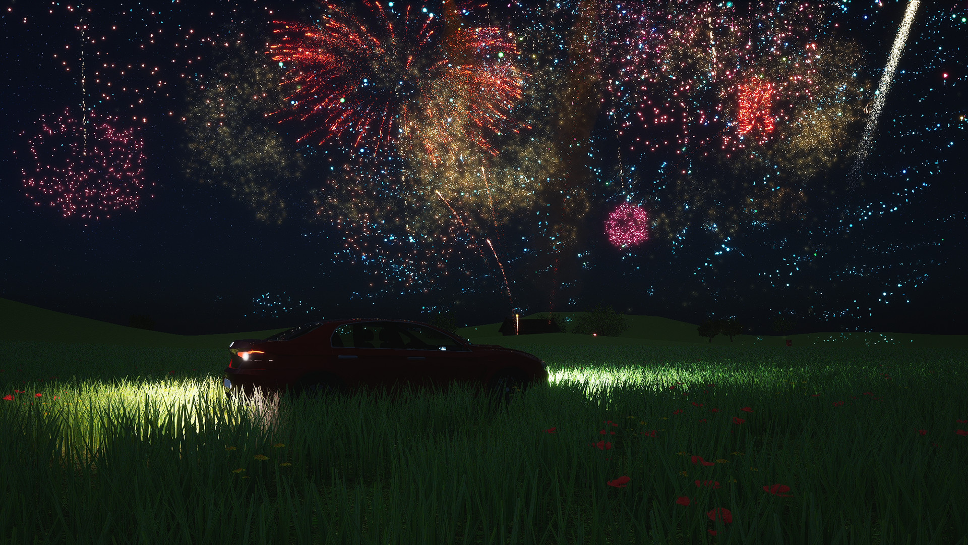 烟花模拟器/Fireworks Simulator: Realistic 截图 3