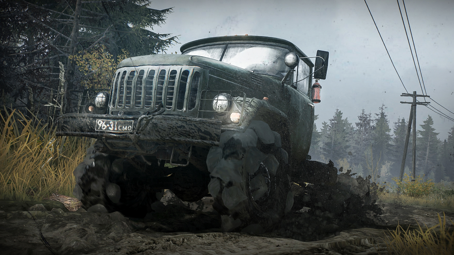 旋转轮胎：泥泞奔驰/Spintires: MudRunner 截图 1