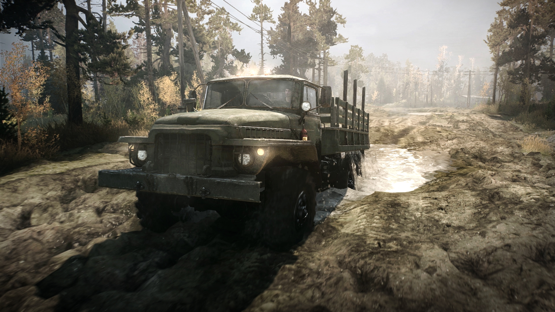 旋转轮胎：泥泞奔驰/Spintires: MudRunner 截图 6