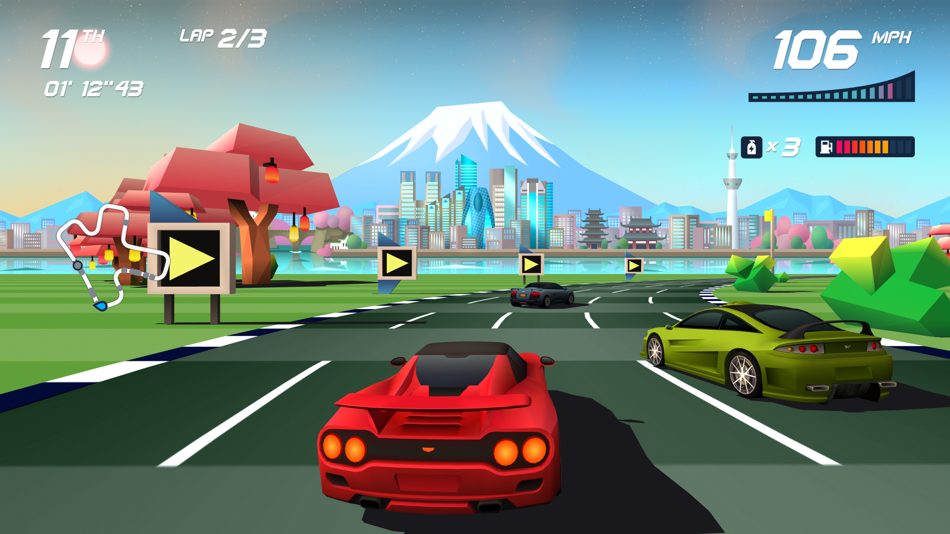 追逐地平线Turbo 截图 1
