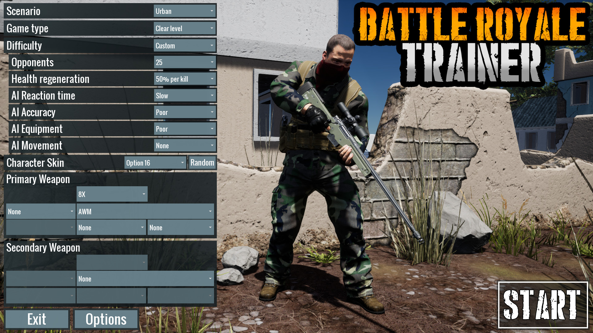吃鸡模拟器 (Battle Royale Trainer) 截图 1
