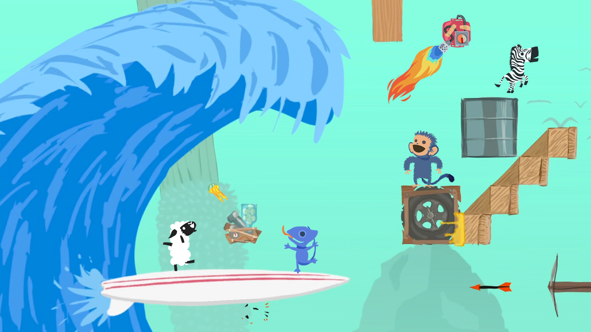 超级鸡马/Ultimate Chicken Horse 截图 1