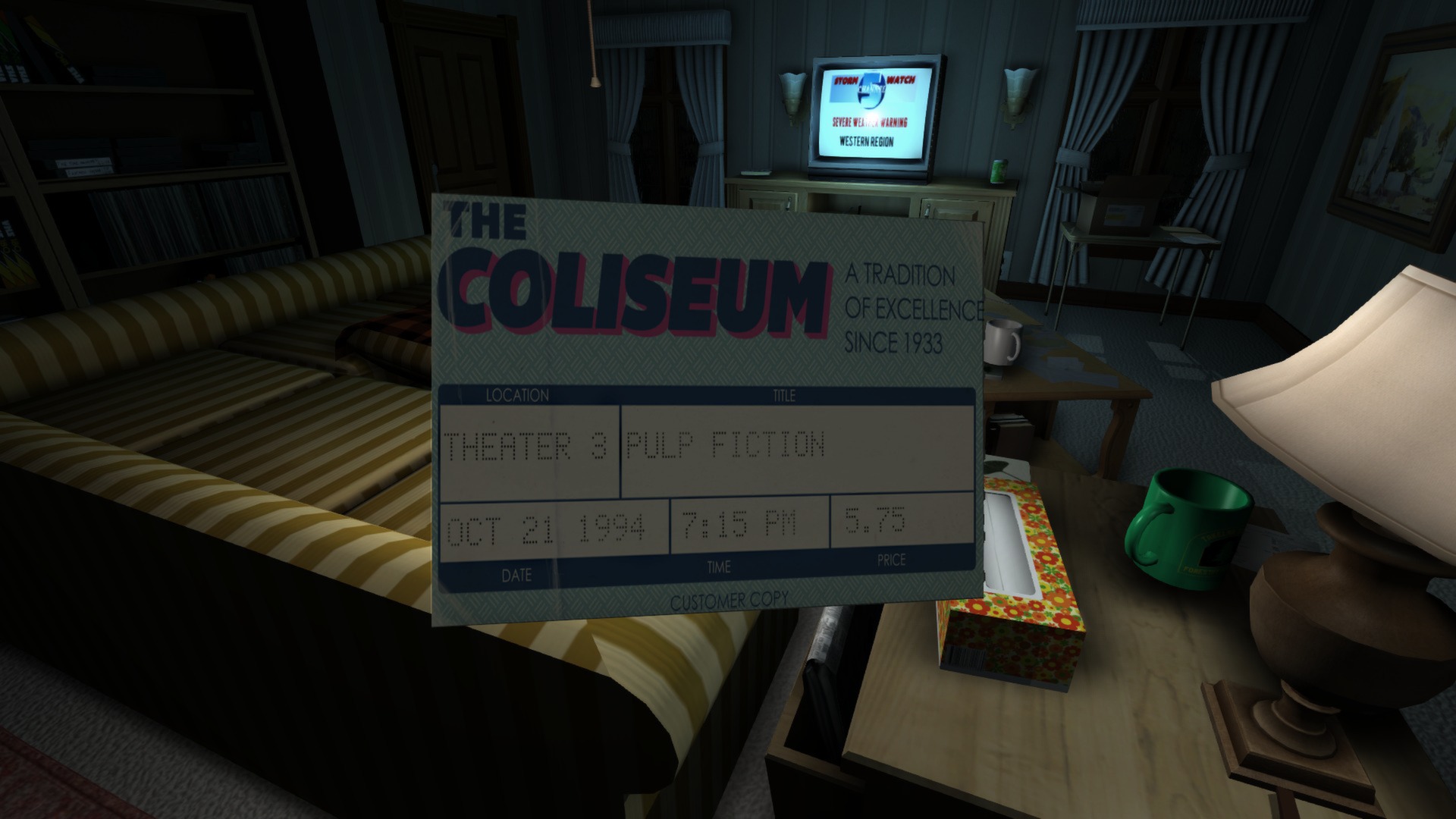 到家 (Gone Home) 截图 2