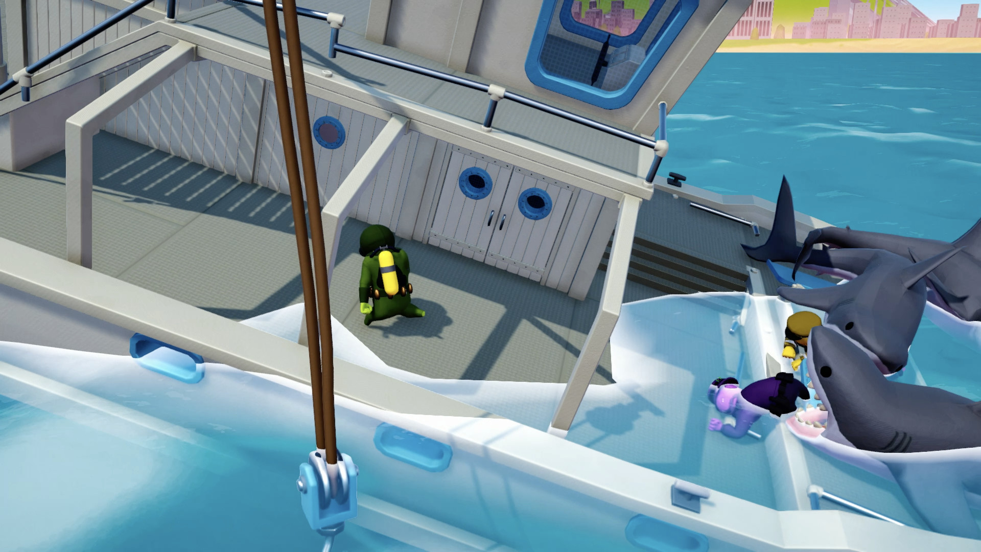 萌萌小人大乱斗/Gang Beasts 截图 3