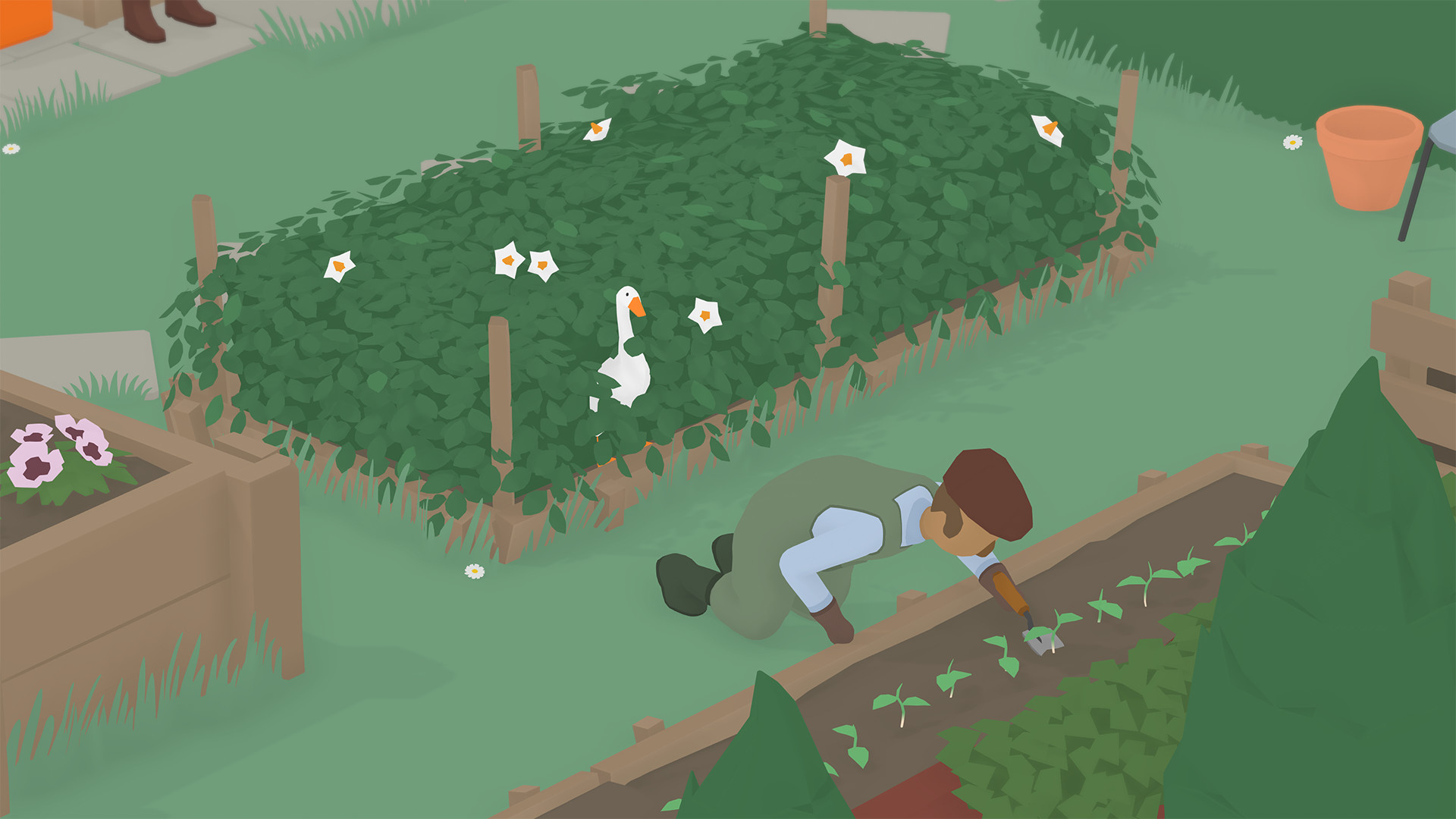 捣蛋鹅/无题大鹅模拟/Untitled Goose Game 截图 6