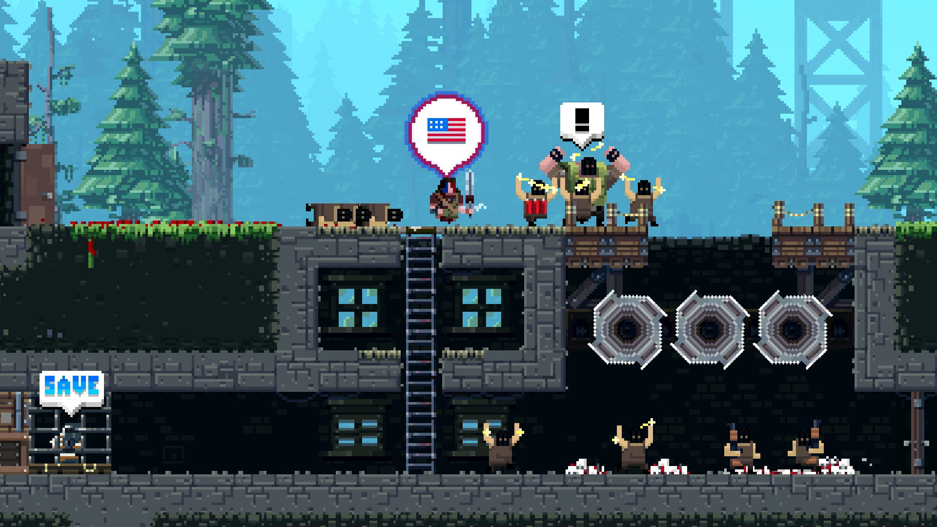 武装原型/BroForce 截图 3