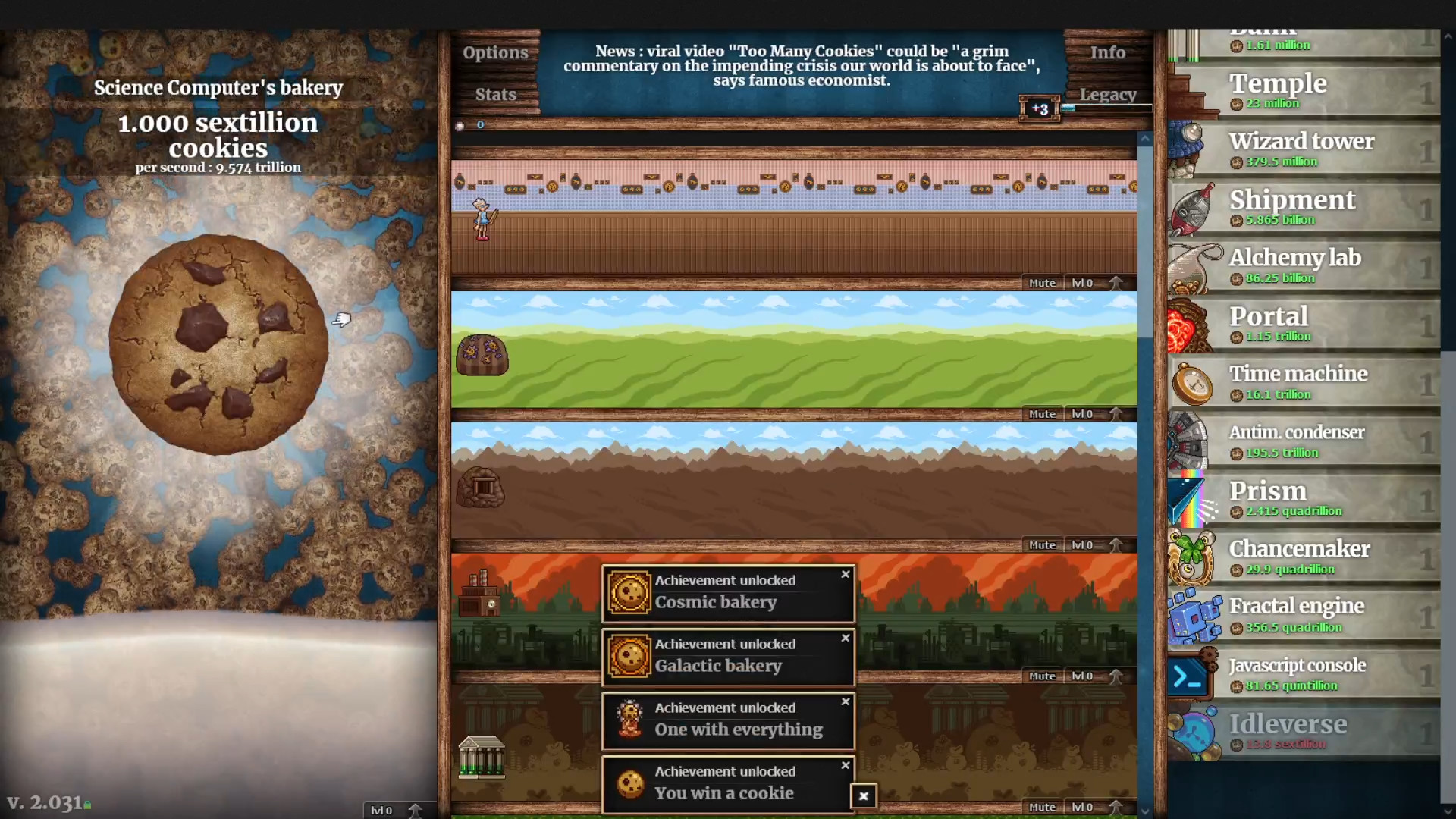 饼干点点乐/无尽的饼干/Cookie Clicker 截图 2