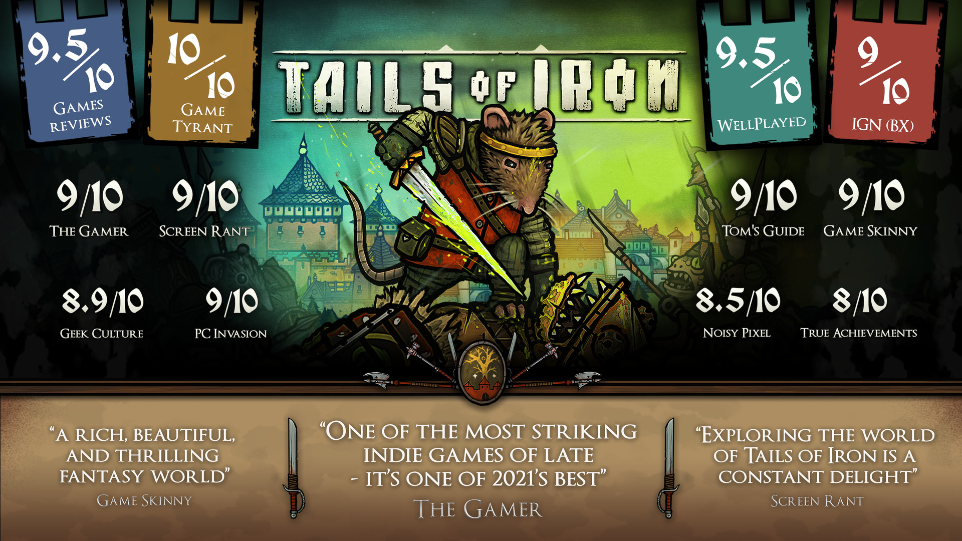 钢铁之尾/Tails of Iron 封面