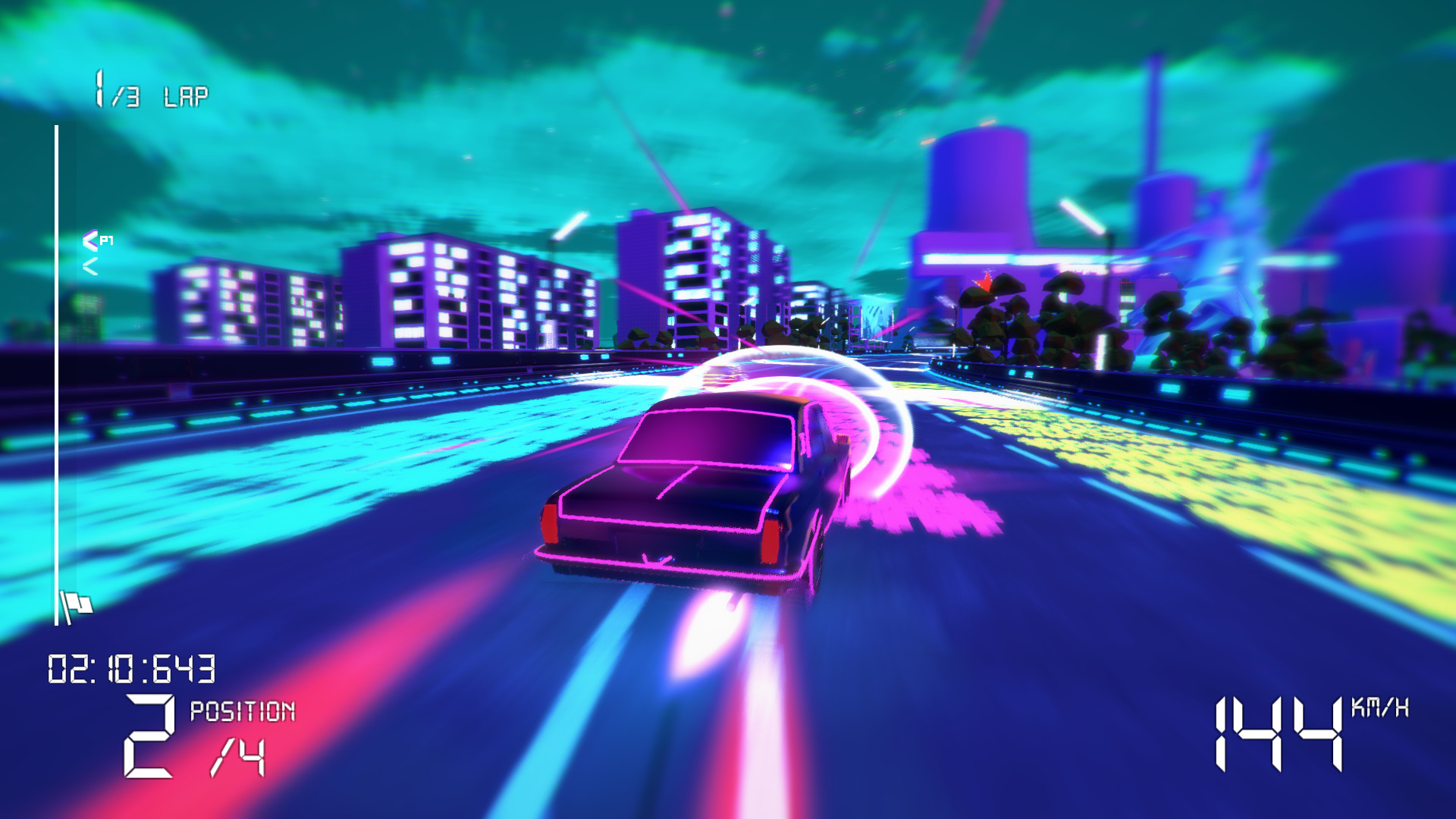 电光火石：霓虹灯下的赛车/Electro Ride: The Neon Racing 截图 2