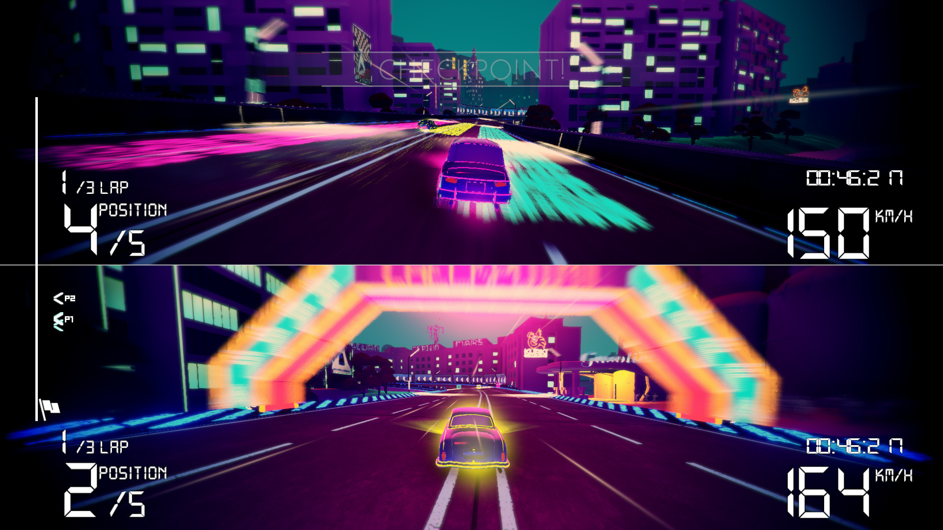 电光火石：霓虹灯下的赛车/Electro Ride: The Neon Racing 截图 4