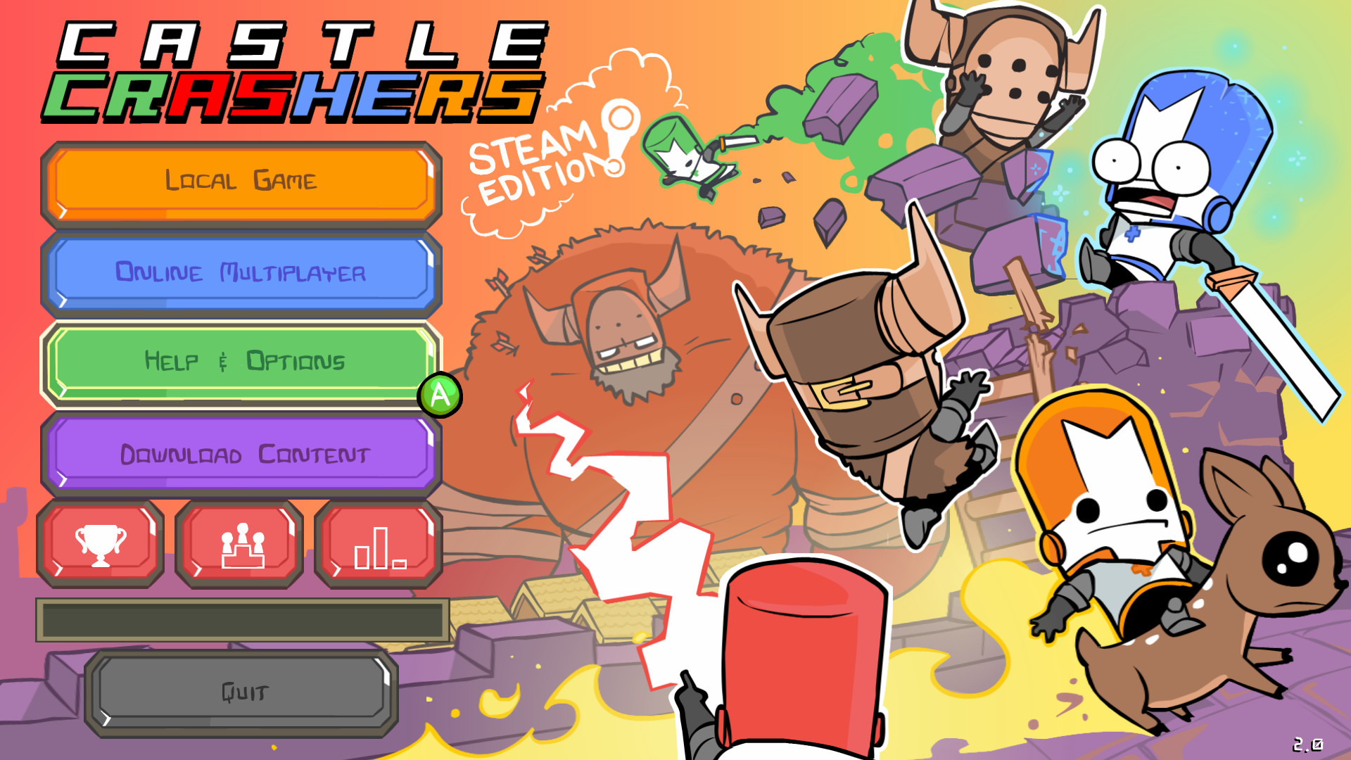 城堡毁灭者 / 城堡破坏者 / Castle Crashers 截图 1