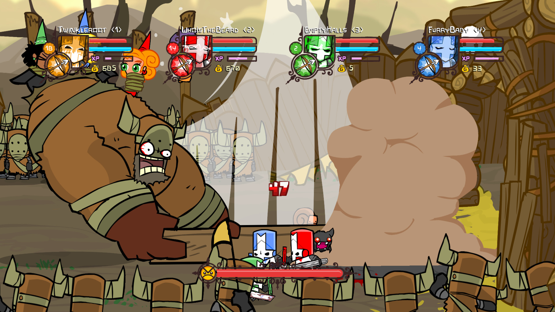 城堡毁灭者 / 城堡破坏者 / Castle Crashers 截图 2